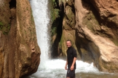 7153 3-3 Brian at the waterfall