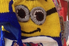 1657 13-10 Minions hat on a stall