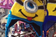1658 13-10 Minions hat on a stall