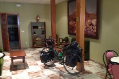 0452 Jadraque bike in hotel reception