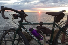 3672 28-6-18 bike at sunset