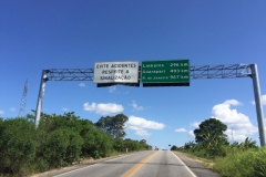 2052  18-1-18 Mile marker sign