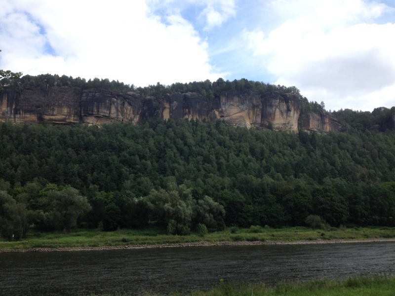0076 8-8 cliff and  river bank