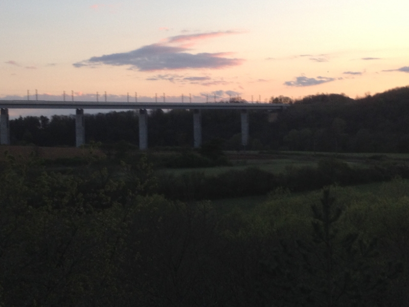 8057 18-4 bridge at sunset