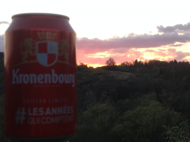8058 18-4 beer at sunset