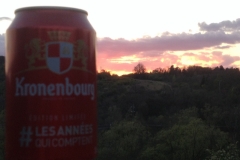 8058 18-4 beer at sunset