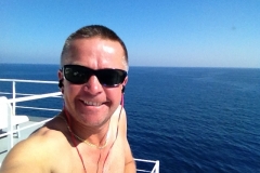 7506 19-3 sunbathing on the ferry