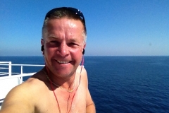 7507 19-3 sunbathing on the ferry