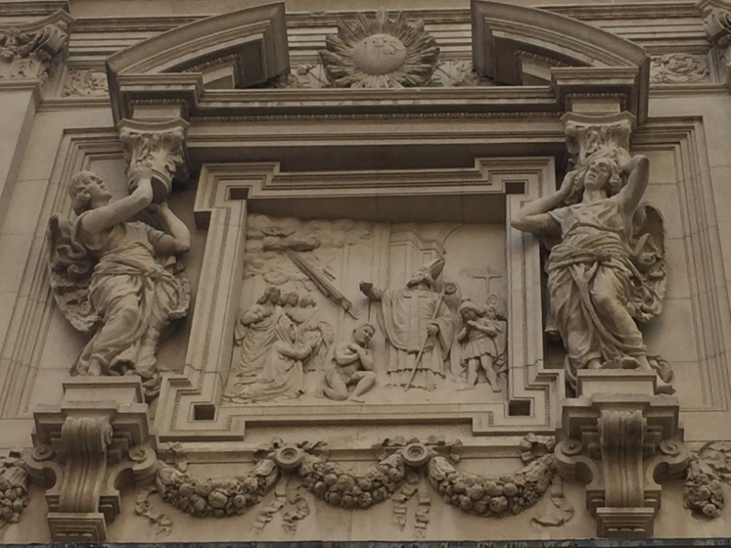 0377 18-10 Church relief panel