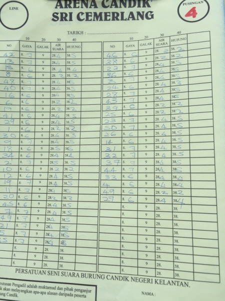 5232  11-1-19 Scorecard