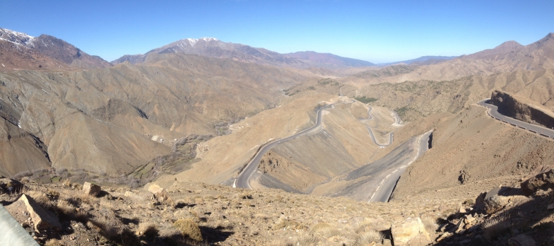 5874 2-2 panorama mountain road view