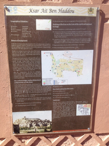 5990 3-2 info boardAit Ben Haddu
