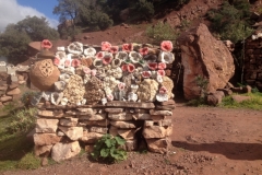 5781 1-2 dry stone monument?