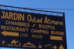 6315 7-2 camping sign board