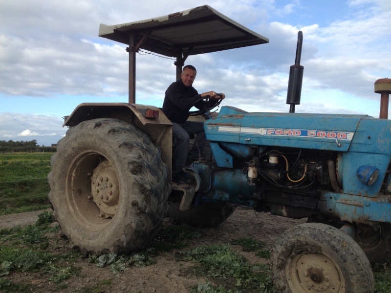 7393 13-3 Brian and tractor