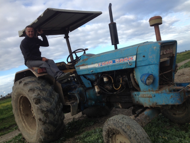 7395 13-3 Brian and tractor
