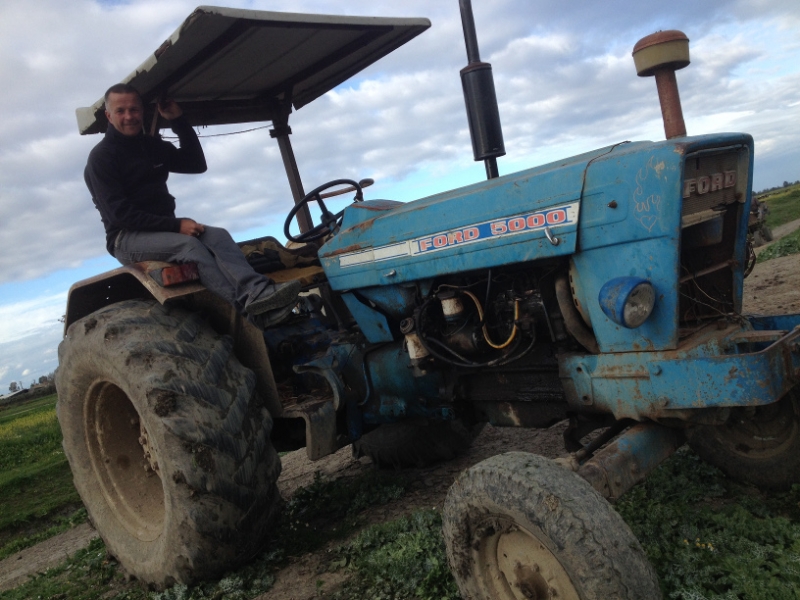 7396 13-3 Brian and tractor