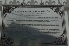 4299- 8-12-18  Chee Ancestral mansion Plaque