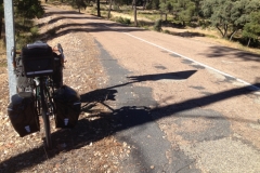 0951 bike and road down hill