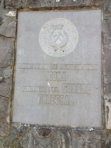 4607 10-1 Mirador plaque