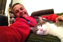 4558 6-1 Brian with cat
