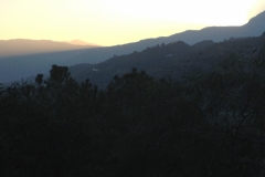 4586 9-1 Sunset mountains