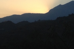 4587 9-1 Sunset mountains