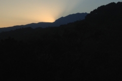 4588 9-1 Sunset mountains