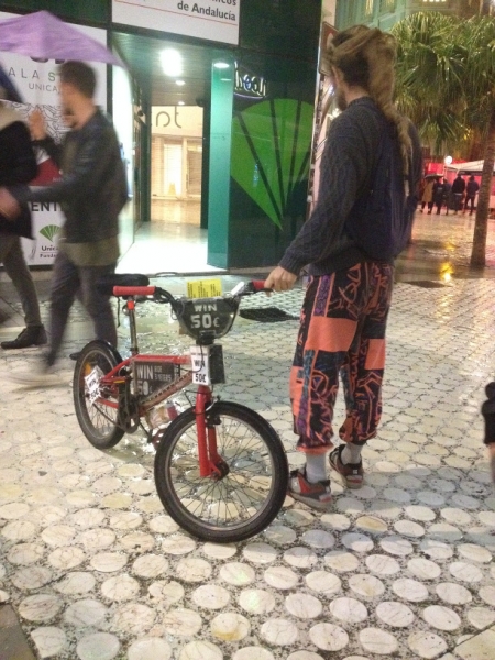 3979 4-12 Bike and man