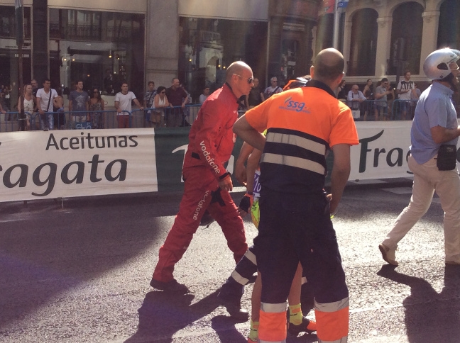 1260 Ladies cycle race crash