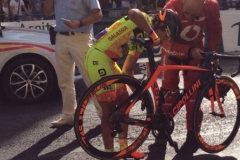 1254 Ladies cycle race crash
