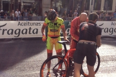 1256 Ladies cycle race crash