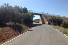 1287 bridge over road