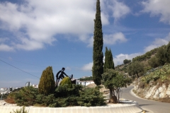 1437 sculpture hairpin