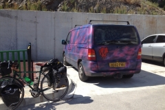 1464 bike and van