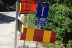 9367 18-6 Sweden no through road