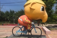 7521 7-4-19 cycling statue
