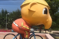 7522 7-4-19 cycling statue