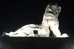 6968 16-3-19 Lion statue